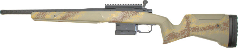 GLFA SUB-1 BOLT ACTION 308 WIN - 18" SS FLUTED SS/LICHEN TAN - Image 2