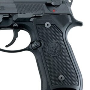 BERETTA GRIPS 92/96 FACTORY - BLACK PLASTIC