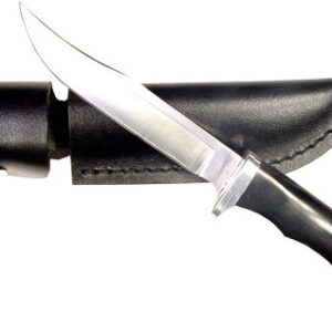 RUKO FIXED BLADE HUNTING KNIFE - 3.78" ABS HANDLE CLAMSHELL
