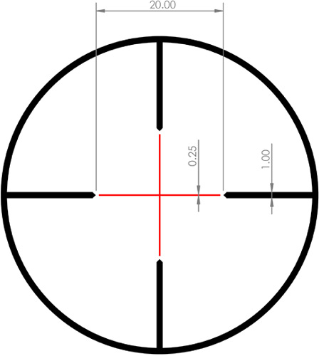 EOTECH SCOPE VUDU X 1-6X24MM - 30MM SFP ILLUM DP1 BLACK - Image 2