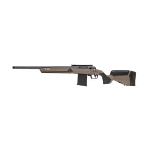 Savage 110 Core Tactical Left Hand Rifle .308 Win 10rd Magazine 24" Platinum Cerakoted Fluted Threaded Barrel Tan Stock
