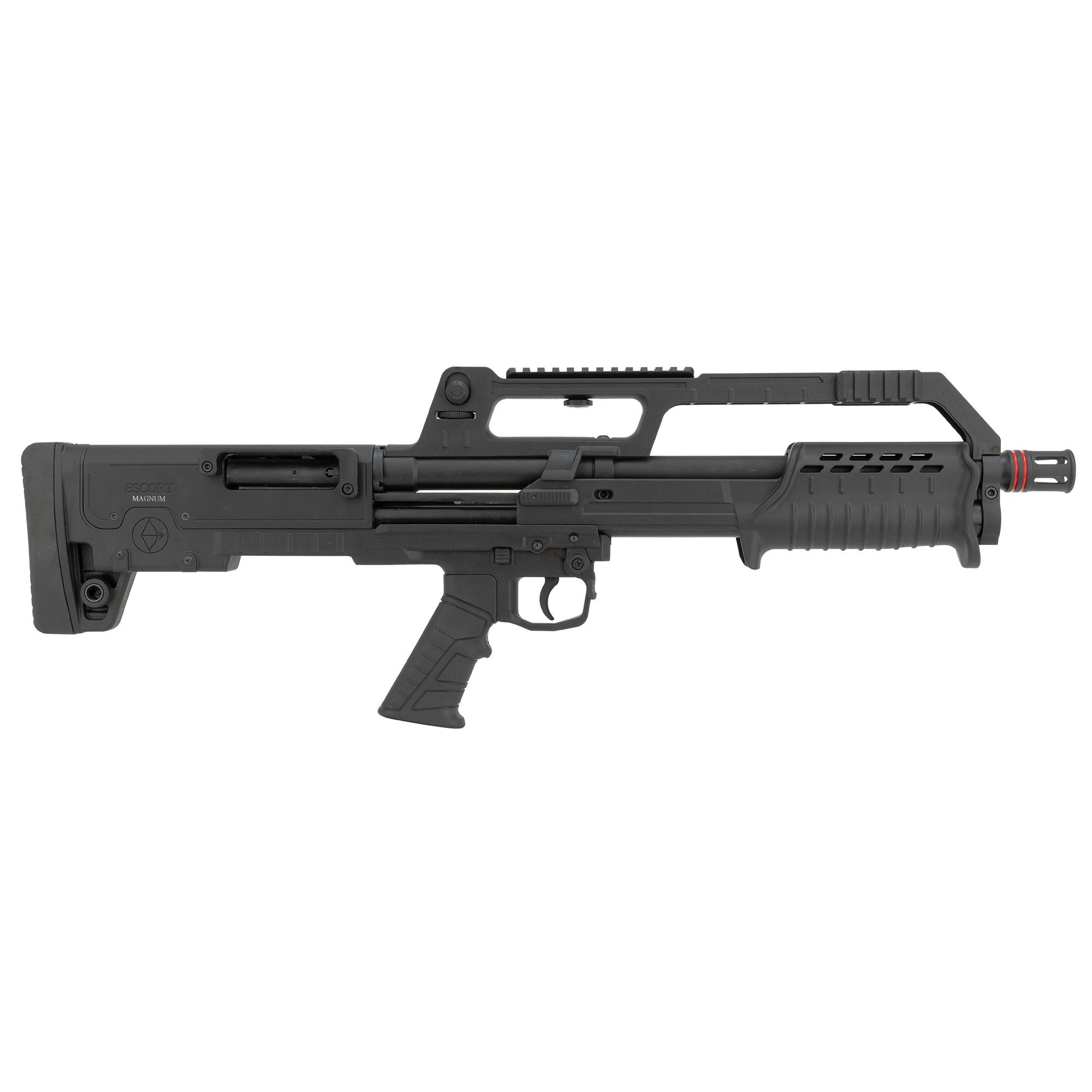 Escort BullTac Pump Shotgun 20ga 3" Chamber 5rd Capacity 18" Barrel Black Picatinny Rail