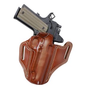 Galco Combat Master 2.0 Belt Holster for 5" 1911 With or Without Red Dot Tan LH
