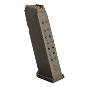 Glock Handgun Magazine G17 Gen5 17/rd OD Green Orange Follower Bulk