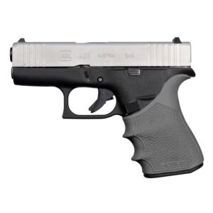Hogue HandAll Beavertail Handgun Grip Sleeve for Glock 43X/48 Slate Grey