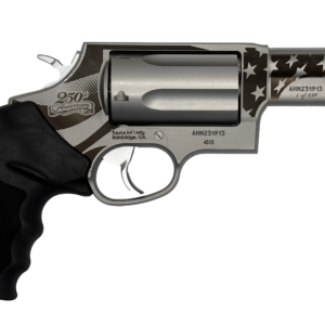 TAURUS JUDGE 250 ANNIVERARY 45LC/410 3IN BARREL 5RD SILVER US FLAG ON BARREL/FRAME BLK GRIP TALO 2-441039T-USA250
