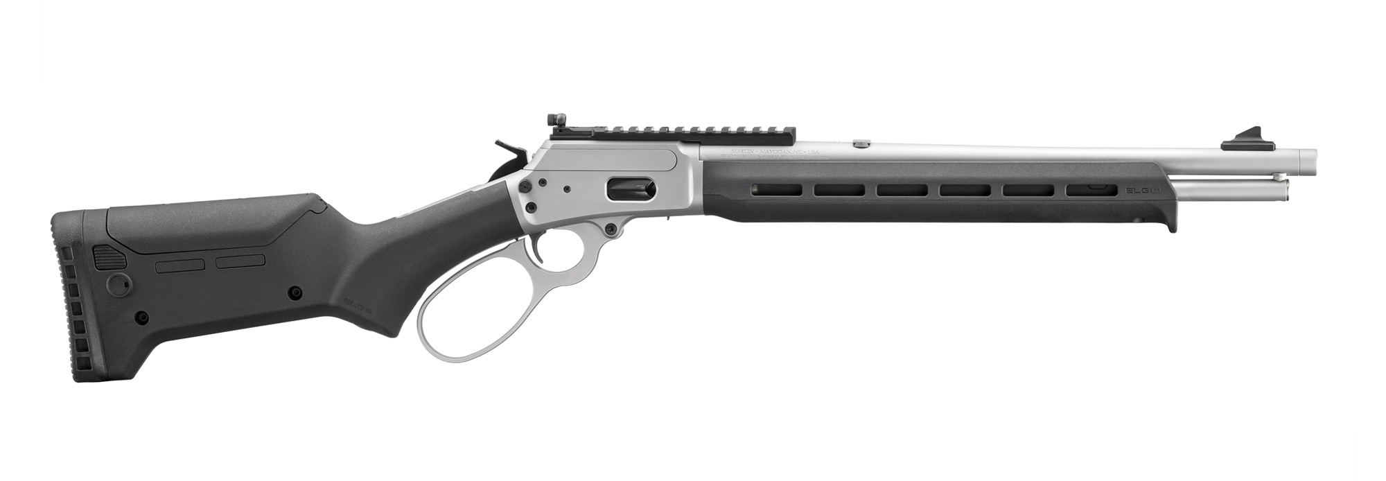 MARLIN TRAPPER MOD1894 357 MAG 16.17IN BARREL 8RD STAINLESS STEEL TB ADJ MAGPUL STK ADJ SKINNER SIGHTS PICATINNY RAIL 70926