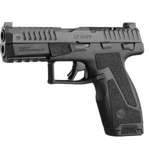 CZ DUTY 4.0F 9MM 4IN BARREL 19RD BLACK OR TRITIUM CO-WITNESS SIGHTS MAN SFTY 95082