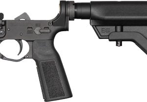 NLA COMPLETE AR15 LOWER FORGED - B5 BRAVO STOCK BLACK
