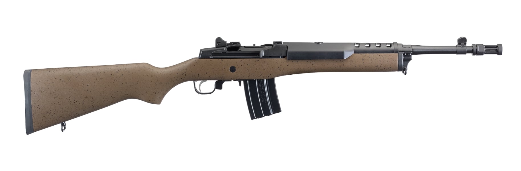 RUGER MINI-14 5.56 BK/BRN WOOD 20RD#
