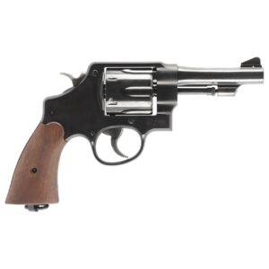 S&W 22 45ACP/45COLT 4" 6 RDS - WALNUT GRIP 5 MOONCLIPS BLUED