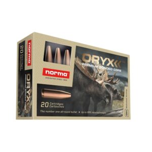 Norma ORYX Rifle Ammunition .300 Win Mag 180gr JSP 2920 fps 20/ct